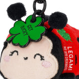 Legami SUPER SOFT Plushen Sleutelhanger, Ladybug