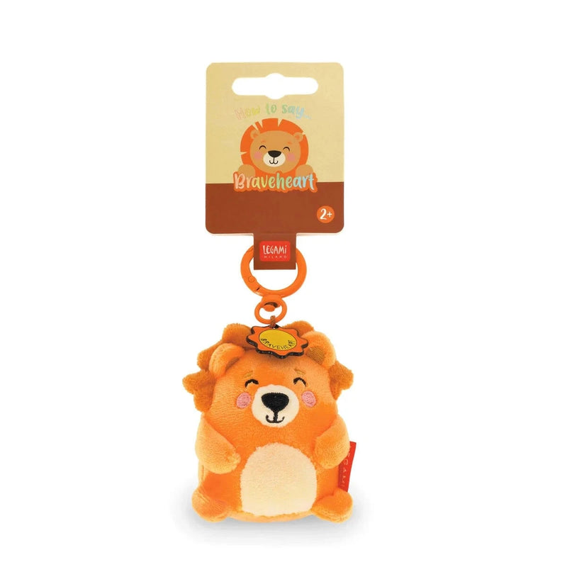 Legami SUPER SOFT Plushen Sleutelhanger, Lion