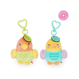 Legami SUPER SOFT Set van 2 Plushen Sleutelhangers, Tiny