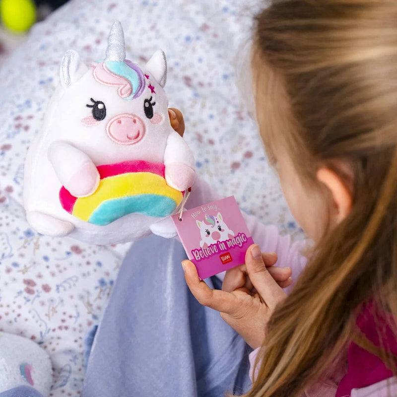 Legami SUPER SOFT Zachte knuffel, Unicorn