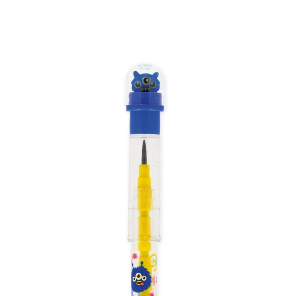 Legami TAKE A TIP Stapelpotlood met gommetje, Monster