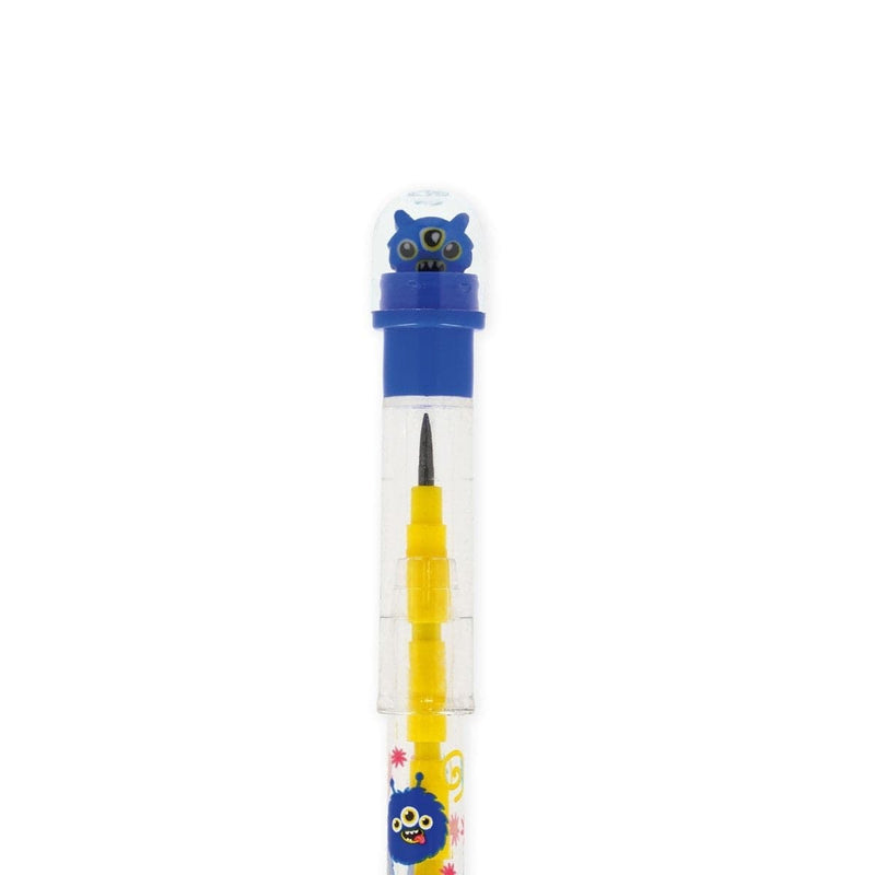 Legami TAKE A TIP Stapelpotlood met gommetje, Monster