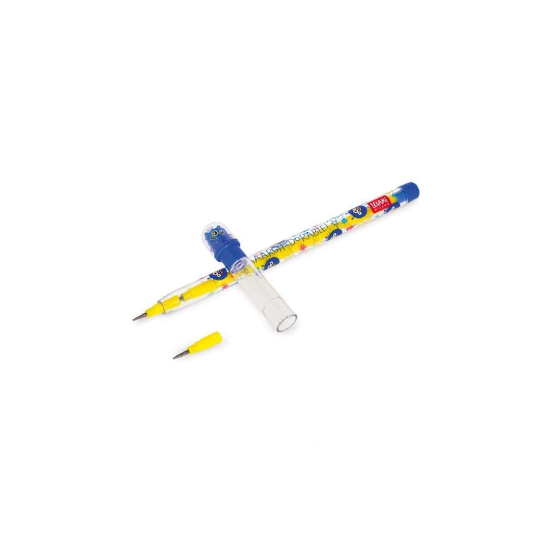 Legami TAKE A TIP Stapelpotlood met gommetje, Monster