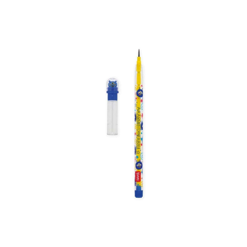 Legami TAKE A TIP Stapelpotlood met gommetje, Monster