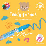 Legami TEDDY FRIENDS Set van 12 Twist-up Wasco's
