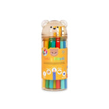 Legami TEDDY FRIENDS Set van 24 Kleurpotloden met slijper