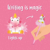 Legami WRITING IS MAGIC Balpen met lichtje, Unicorn