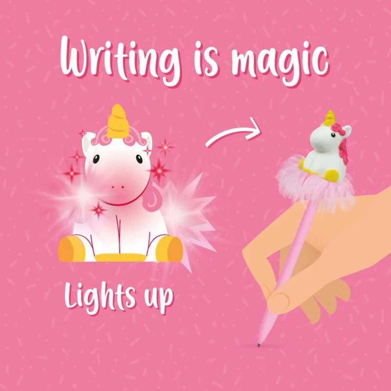 Legami WRITING IS MAGIC Balpen met lichtje, Unicorn