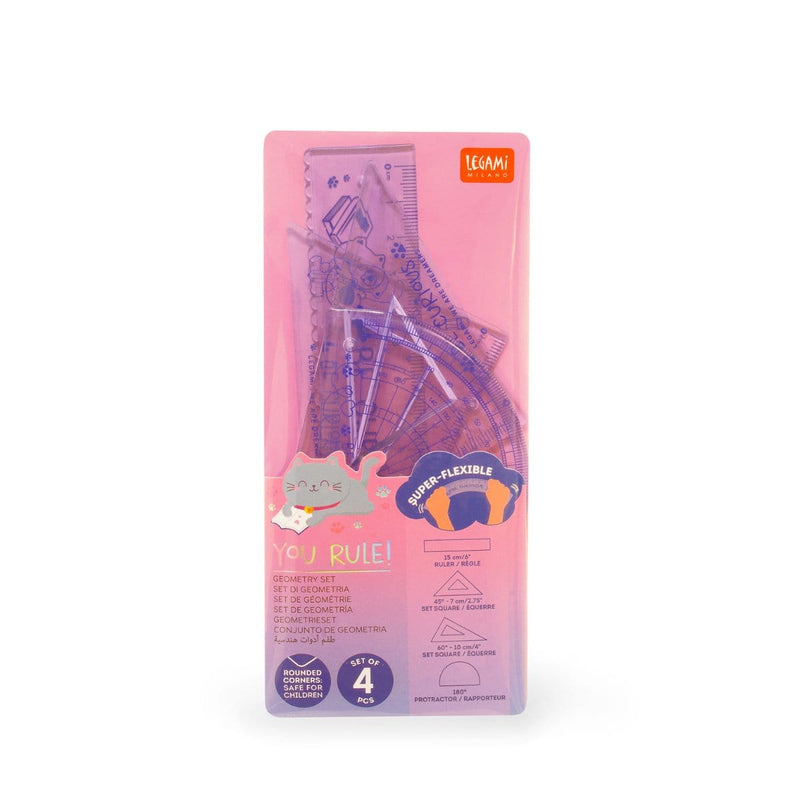 Legami YOU RULE! Geometrie set van 4, Kitty