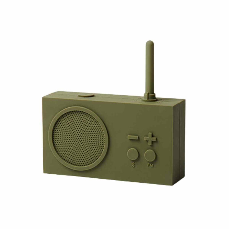 Lexon TYKHO 3 Bluetooth FM Radio, Kaki