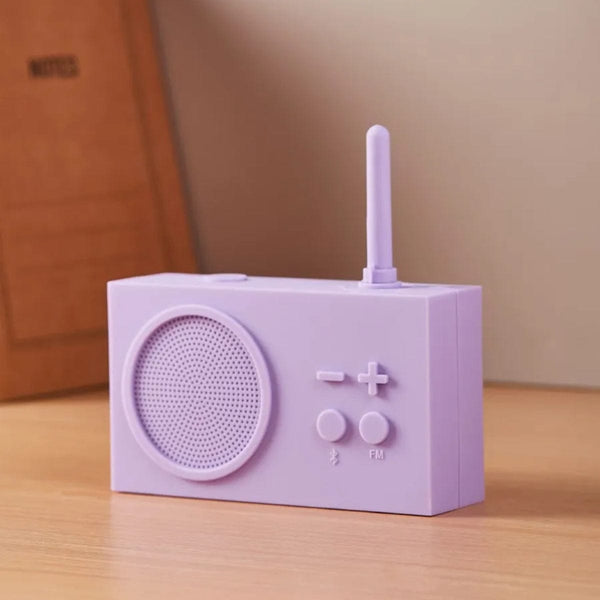 Lexon TYKHO 3 Bluetooth Speaker en FM-Radio - Lila