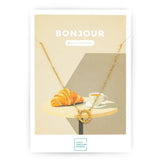 Little Jewellery Stories Gouden Ketting, Bonjour