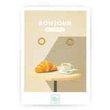 Little Jewellery Stories Gouden Oorstekers, Bonjour