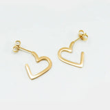 Little Jewellery Stories Gouden Oorstekers, L'Amour