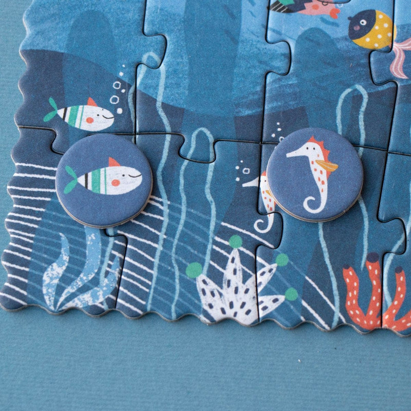 Londji TINY PUZZLE Educatieve kleine puzzel, Ocean