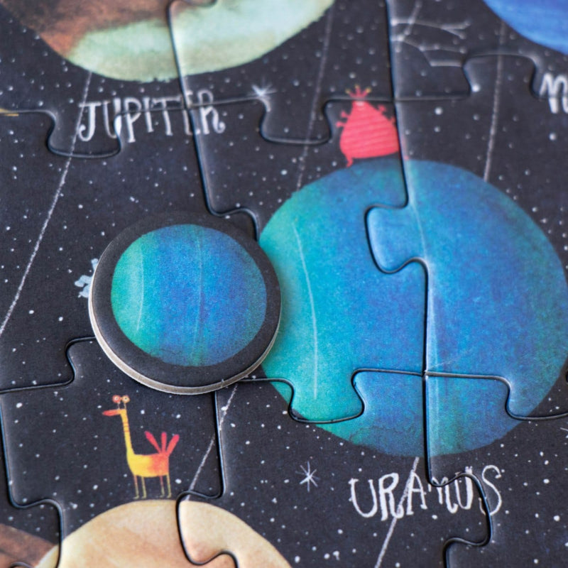 Londji TINY PUZZLE Educatieve kleine puzzel, Planets