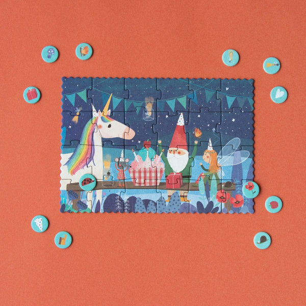 Londji TINY PUZZLE Educatieve kleine puzzel, Unicorn