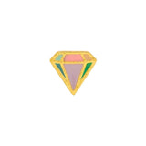LULU CANDY SHOP Oorbel goud, Diamond Cut Multi small - Per stuk