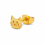 LULU CANDY SHOP Oorbel goud, Kitty - Per stuk