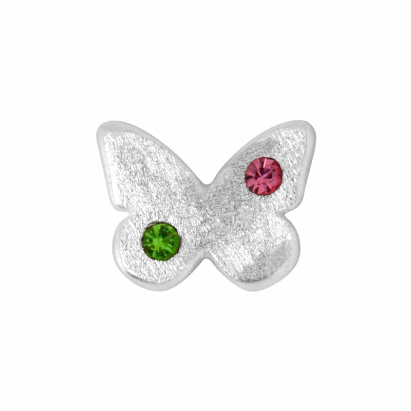 LULU CANDY SHOP Oorbel zilver, Butterfly - Per stuk