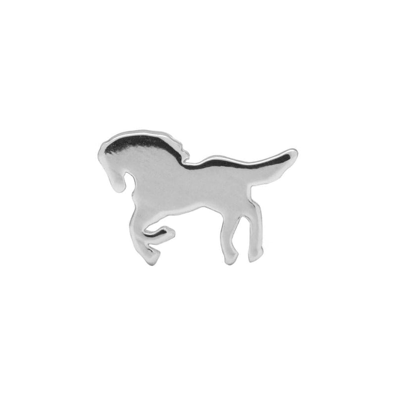LULU CANDY SHOP Oorbel zilver, Wild Horse - Per stuk