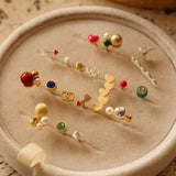 Lulu Copenhagen CANDY SHOP Oorsteker goud, Amor - Per Stuk