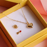 Lulu Copenhagen CANDY SHOP Oorsteker goud, Amor - Per Stuk