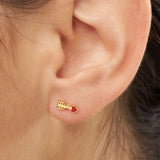 Lulu Copenhagen CANDY SHOP Oorsteker goud, Amor - Per Stuk