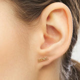 Lulu Copenhagen CANDY SHOP Oorsteker goud, For My Mom - Per stuk