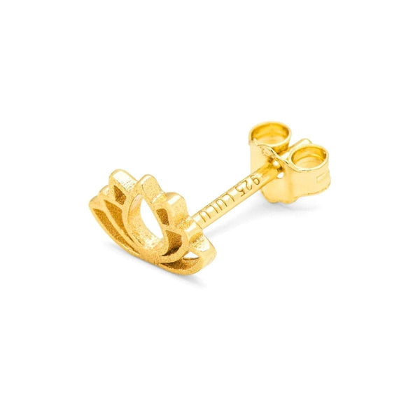 Lulu Copenhagen CANDY SHOP Oorsteker goud, Lotus - Per stuk