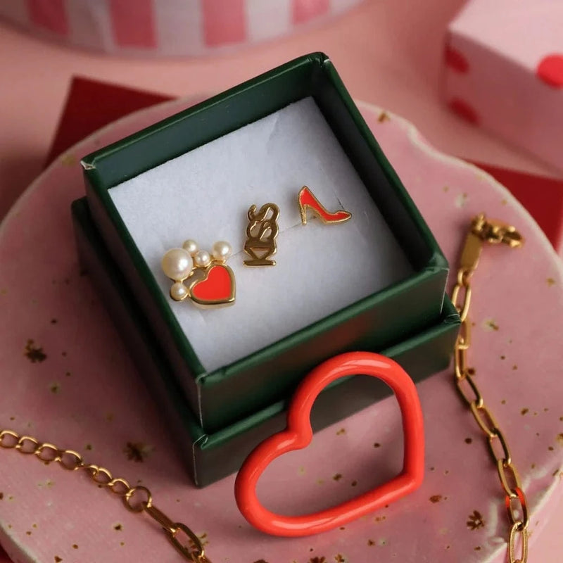 Lulu Copenhagen CANDY SHOP Oorsteker goud, Stiletto - Per stuk