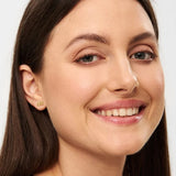 Lulu Copenhagen CANDY SHOP Oorsteker goud, Word Kiss - Per stuk