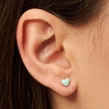 Lulu Copenhagen CANDY SHOP Oorsteker, Love U Mint - Per stuk