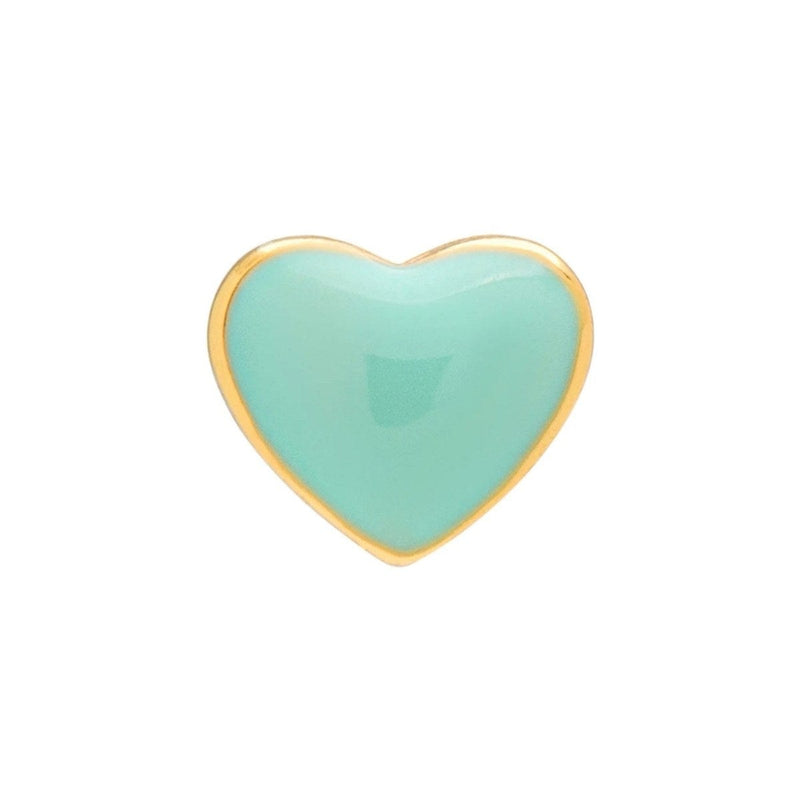 Lulu Copenhagen CANDY SHOP Oorsteker, Love U Mint - Per stuk