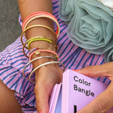 Lulu Copenhagen COLOR BANGLE Emaille Armband, Burnt Coral
