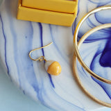 Lulu Copenhagen COLOR BANGLE Gouden Armband, Brushed Gold