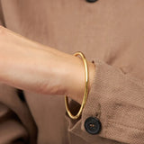 Lulu Copenhagen COLOR BANGLE Gouden Armband, Shiny Gold