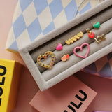 Lulu Copenhagen LOVE U Oorsteker, Pink - Per stuk