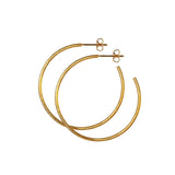 Lulu Copenhagen NON HOOPS LARGE Oorbellen, Goud