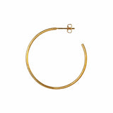 Lulu Copenhagen NON HOOPS LARGE Oorbellen, Goud
