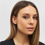 LULU HOOPS Oorbel goud, Dazzling Blue - Per stuk