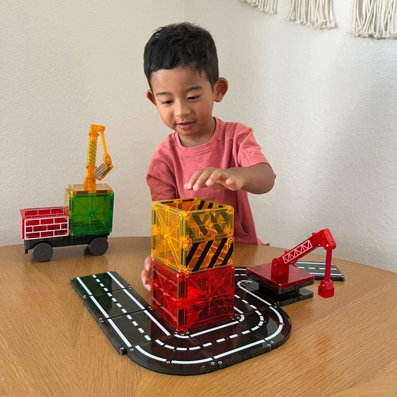 Magna Tiles Magnetische Bouwset van 32 stuks, Builder