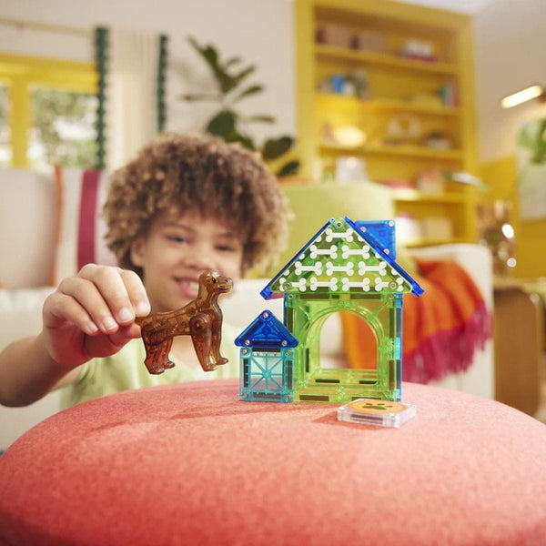 Magna Tiles Magnetische Speelblokken Set van 13 stuks, Dog House