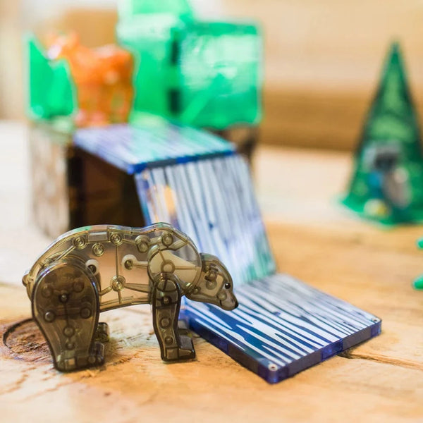 Magna Tiles Magnetische Speelblokken Set van 25 stuks, Forest animals