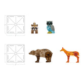 Magna Tiles Magnetische Speelblokken Set van 25 stuks, Forest animals