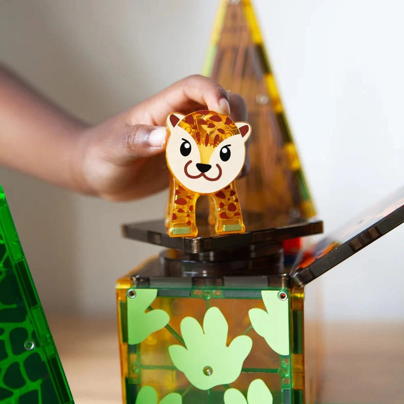 Magna Tiles Magnetische Speelblokken Set van 25 stuks, Jungle animals
