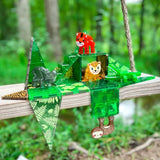 Magna Tiles Magnetische Speelblokken Set van 25 stuks, Jungle animals