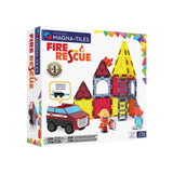 Magna Tiles Magnetische Speelblokken Set van 27 stuks, Fire Rescue