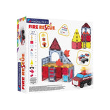 Magna Tiles Magnetische Speelblokken Set van 27 stuks, Fire Rescue
