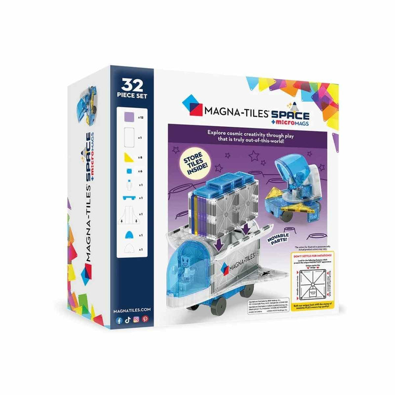 Magna Tiles Magnetische Speelblokken Set van 32 stuks, Space